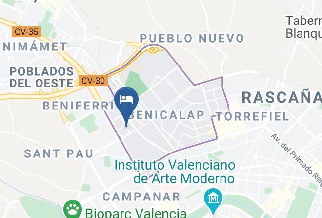 Hotel Eurostars Gran Valencia Map