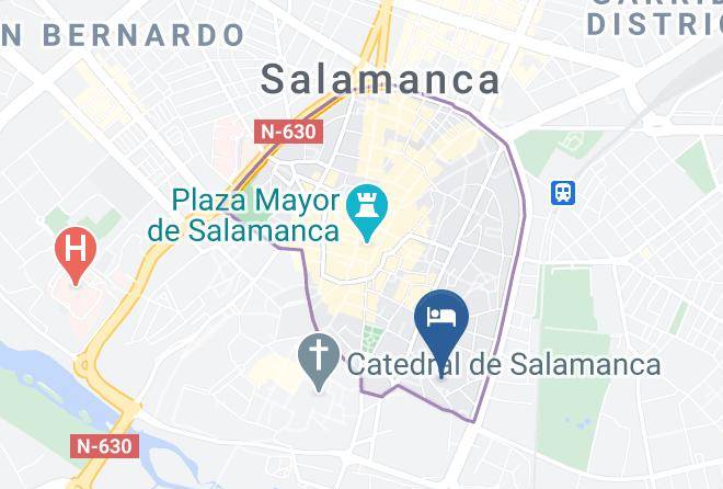 Salamanca - Hotel Eurostars Las Claras Maps