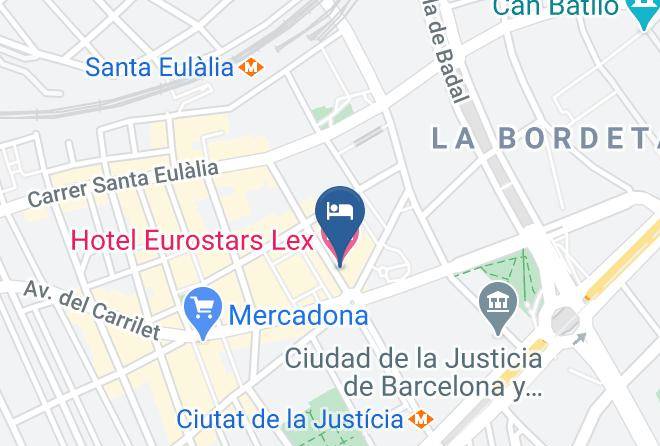 Barcelona - Hotel Eurostars Lex Maps