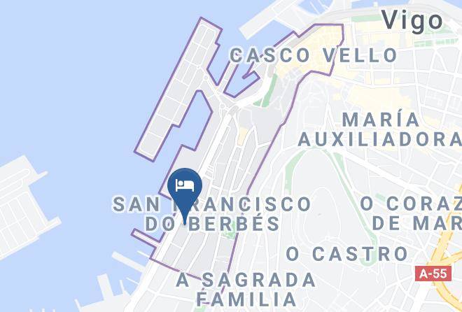 Pontevedra - Hotel Eurostars Mar De Vigo Maps