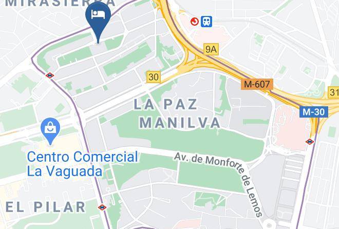 Hotel Eurostars Mirasierra Suite Map