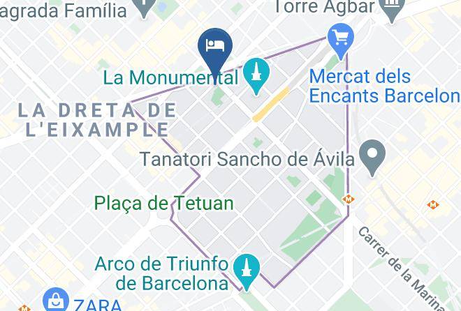 Barcelona - Hotel Eurostars Monumental Maps