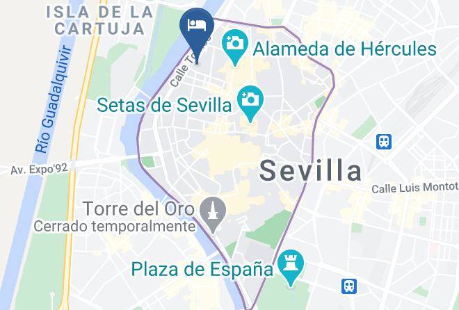 Seville - Hotel Eurostars Regina Maps