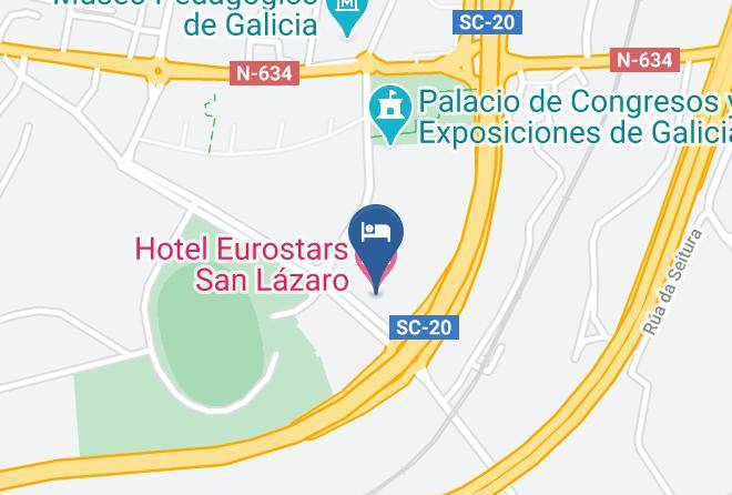 Auna - Hotel Eurostars San Lazaro Maps