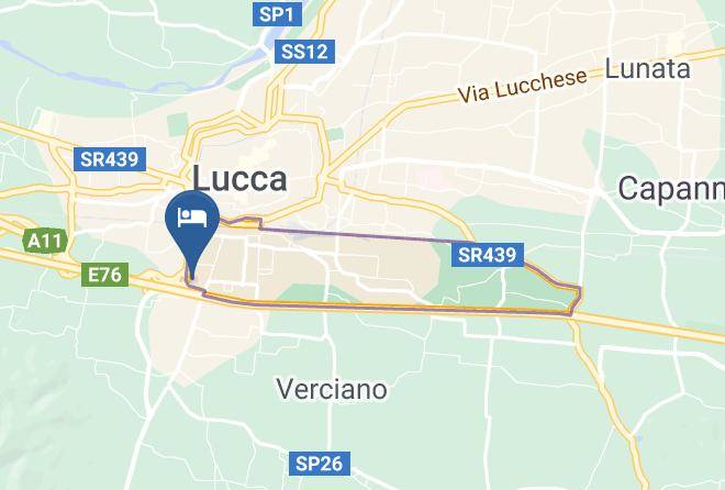 Lucca - Hotel Eurostars Toscana Maps