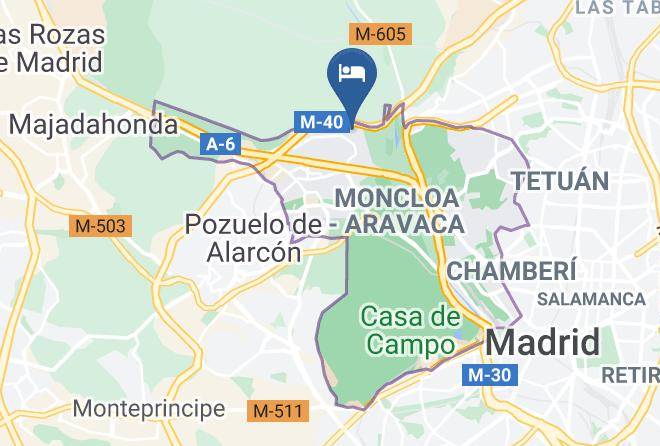 Madrid - Hotel Eurostars Zarzuela Park Maps