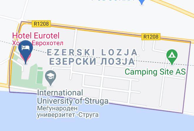 Struga - Hotel Eurotel Maps