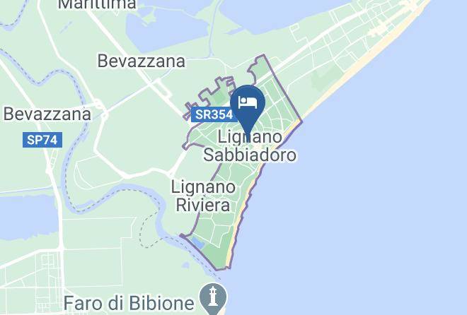 Udine - Hotel Eurovil Garni Maps