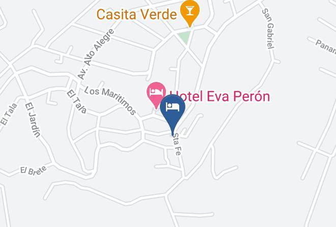 Colon Department - Hotel Eva Peron Maps