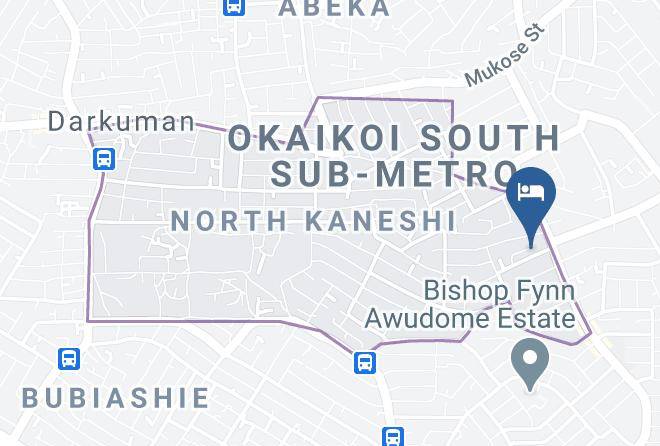 Accra - Hotel Evans Q Maps