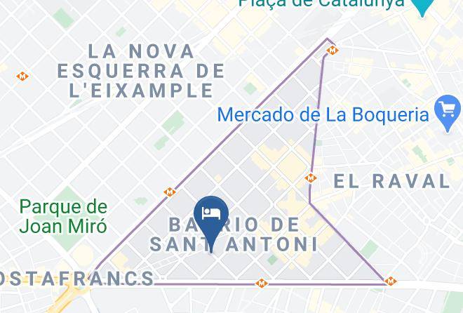 Barcelona - Hotel Evenia Rocafort Maps