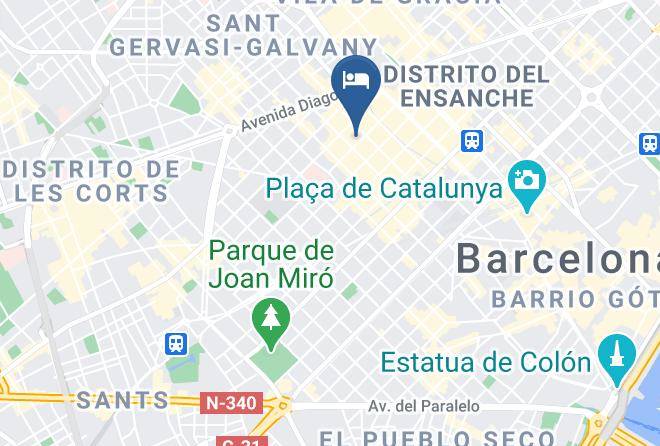 Barcelona - Hotel Evenia Rossello Maps