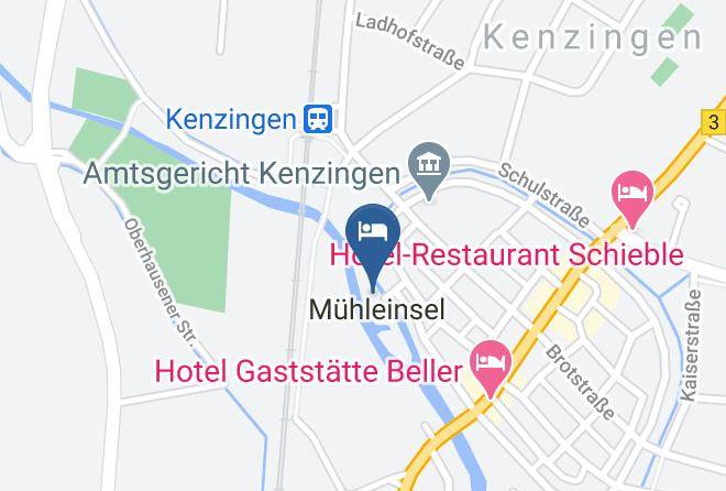 Emmendingen - Hotel Eventgastronomie Muhleinsel Maps