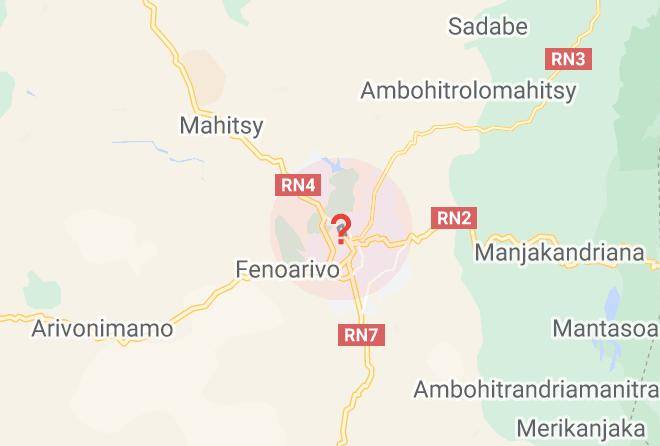 Antananarivo Renivohitra - Hotel Evergreen Maps
