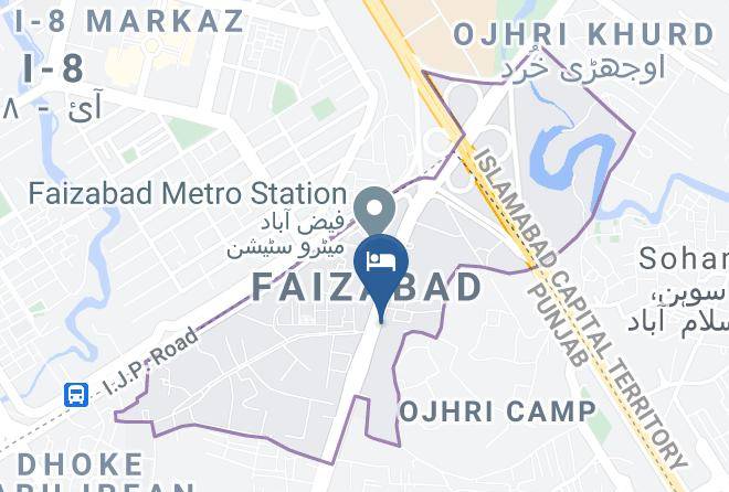 Islamabad - Hotel Evergreen International Maps