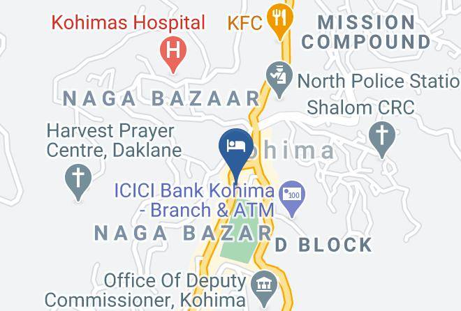 Kohima - Hotel Evergreen Maps