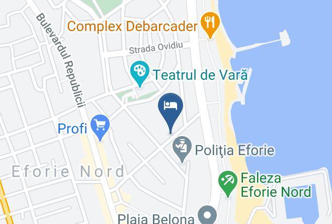 Eforie - Hotel Evia Maps