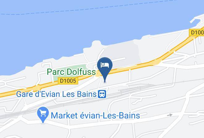 Haute Savoie - Hotel Evian Express Maps
