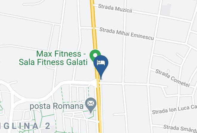 Hotel Evianne Boutique Galati Map