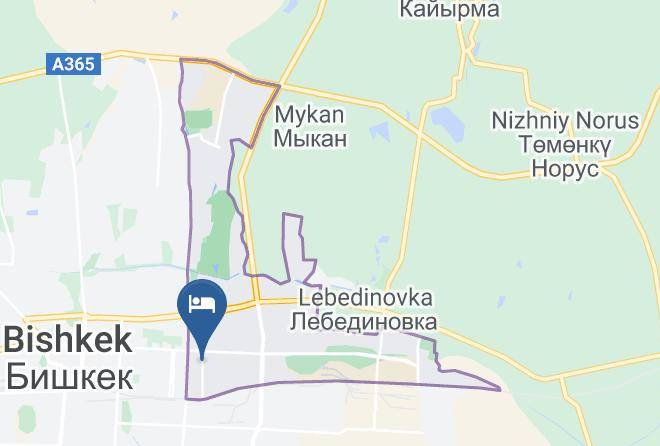 Bishkek - Hotel Evropa Maps