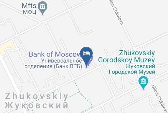 Zhukovskiy - Hotel Evropa Maps