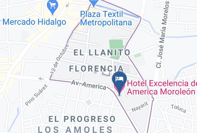 Moroleon - Hotel Excelencia De America Moroleon Maps