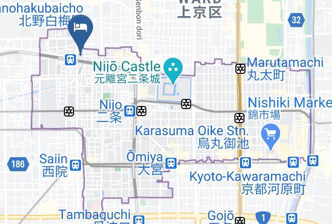Kyoto City Nakagyo Ward - Hotel Excellence Enmachi Ekimae Maps
