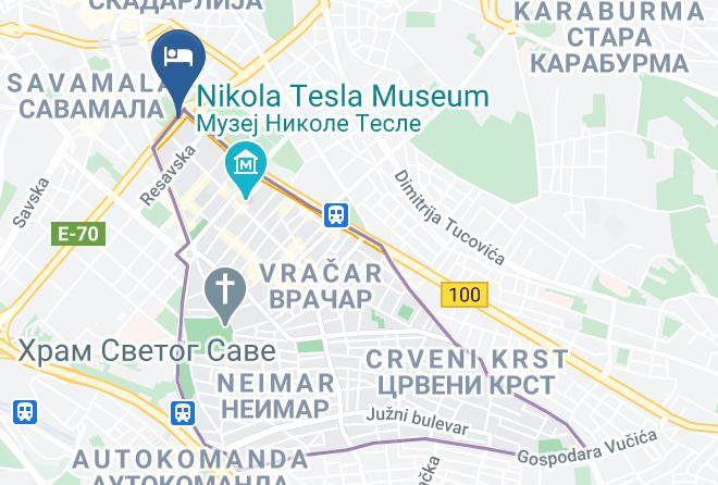 Belgrade City - Mercure Belgrade Excelsior Maps