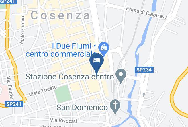 Cosenza - Hotel Excelsior Maps