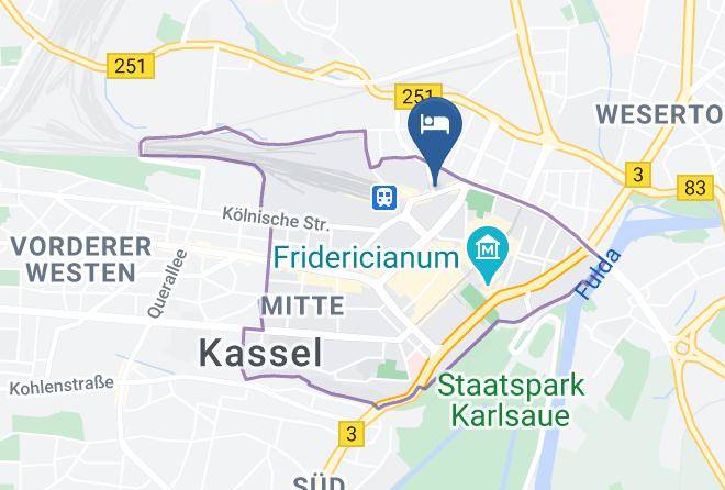 Kassel - Hotel Excelsior Maps
