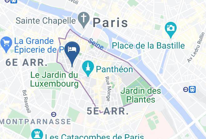 Paris - Hotel Excelsior Latin Maps