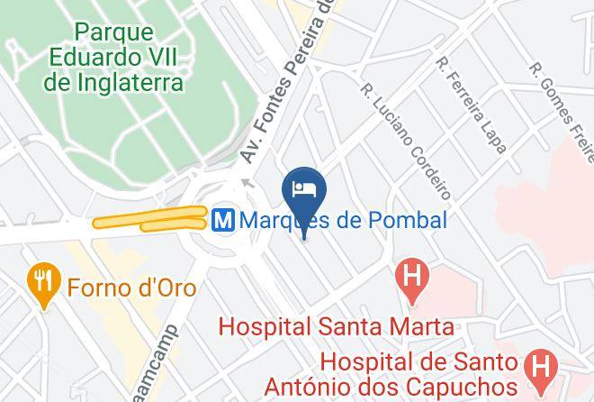 Lisbon - Hotel Excelsior Lisboa Maps