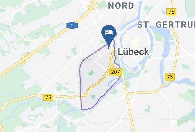 Lubeck - Mercure Hotel Luebeck City Center Maps