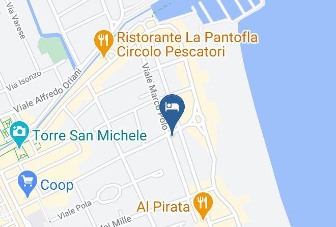 Ravenna - Albergo Excelsior Maps