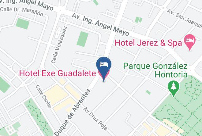 Hotel Exe Guadalete Carta Geografica - Andalusia - Cadiz