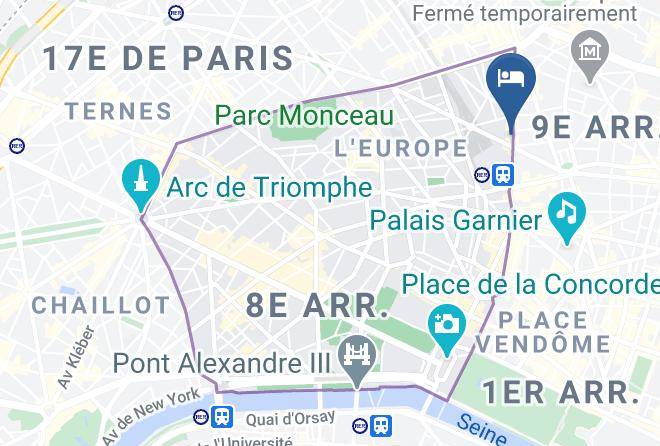 Paris - Hotel Exe Paris Centre Maps
