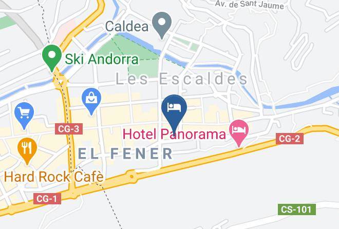 Escaldes Engordany - Hotel Exe Prisma Maps