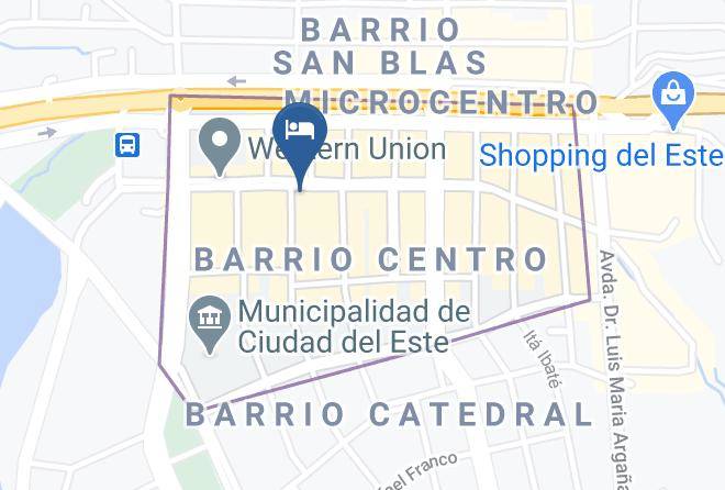 Ciudad Del Este - Hotel Executive Maps
