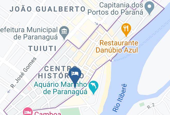 Paranagua - Hotel Executivo Ilha Do Mel Maps