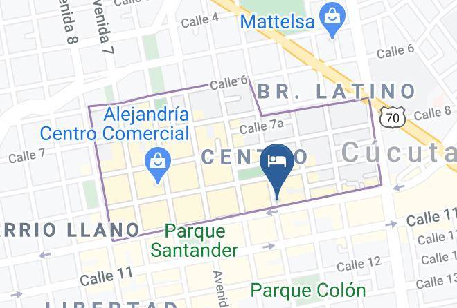 Cucuta - Hotel Exelsior Maps