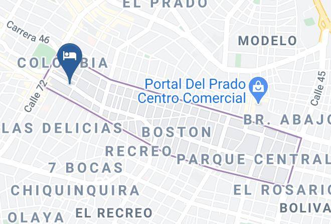 Hotel Exito Barranquilla Map