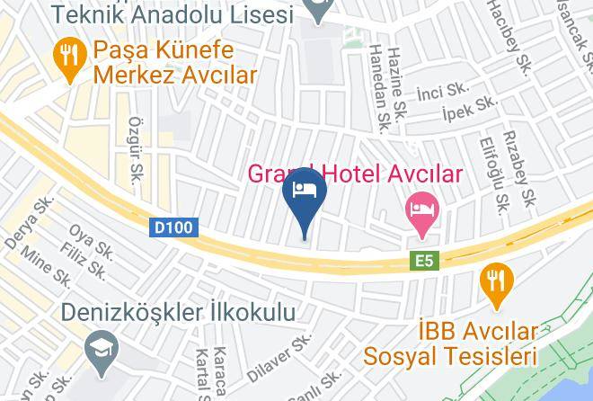 Avcilar - Hotel Expocity Maps