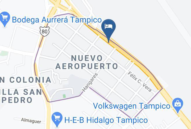 Tampico - Hotel Express Aeropuerto Maps