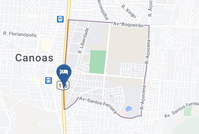Canoas - Hotel Express Canoas Maps