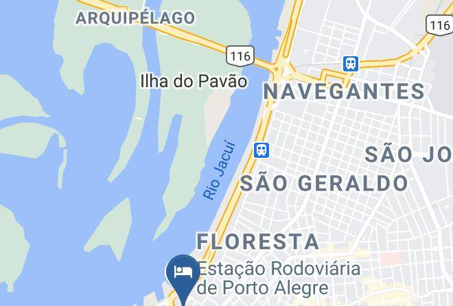 Porto Alegre - Hotel Express Rodoviaria Maps