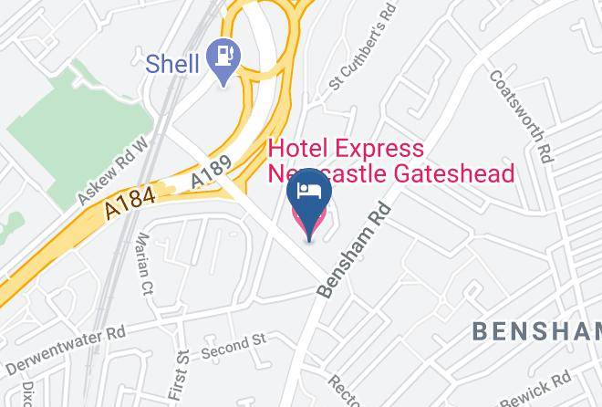 Gateshead - Hotel Express Newcastle Gateshead Maps