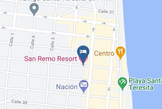Mar Del Tuyu - San Remo Resort Hotel Maps
