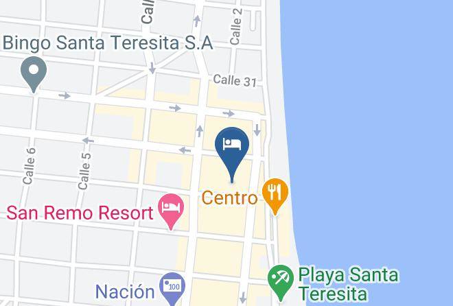 Mar Del Tuyu - Hotel Baron Maps