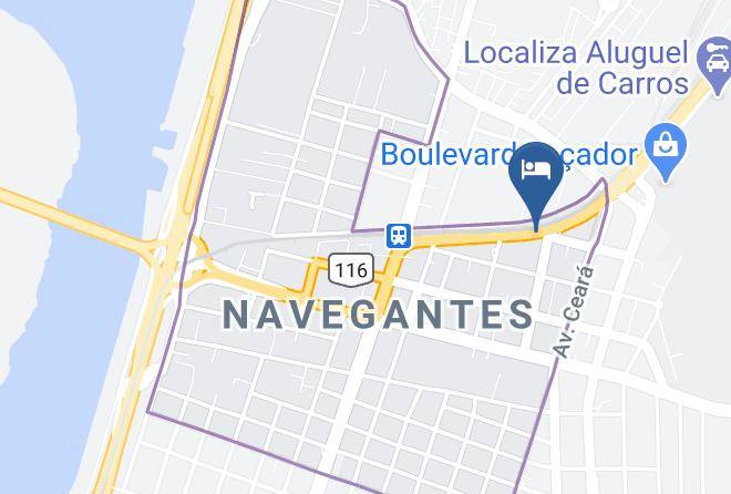Porto Alegre - Hotel Expressinho Maps