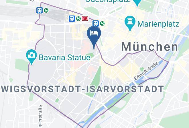 Munich District - Hotel Exquisit Maps